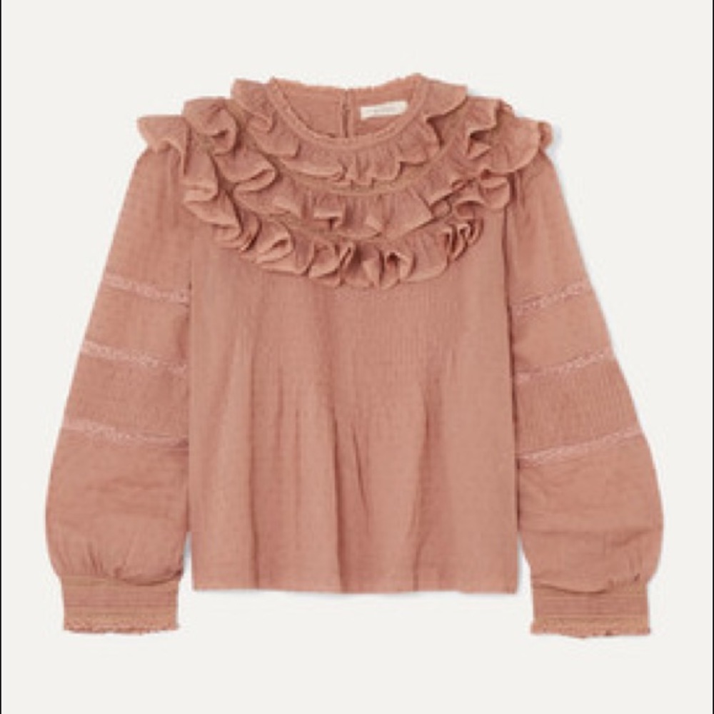 Doen Atalia ruffle top NWT size xs